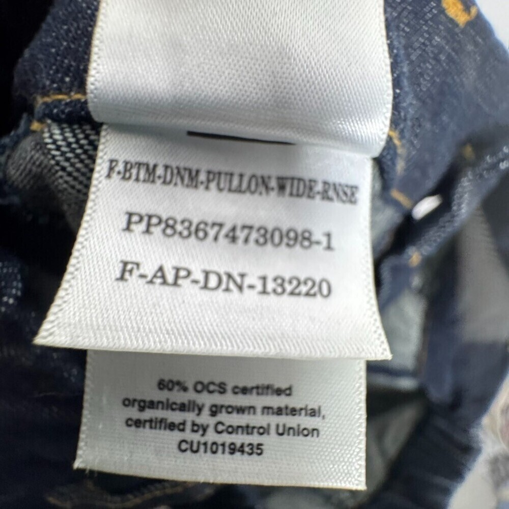 Everlane Women's The Crafter Jean Wide Leg Dark Indigo Denim Size 25R - Picture 8 of 10